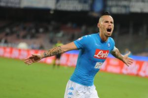 Hamsik col nr. 100 col Napoli