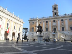 Il Campidoglio sede del Comune a Roma