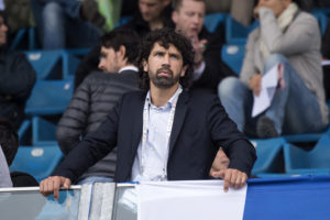 Damiano Tommasi allo stadio da spettatore 