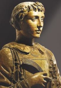 Il busto di San Lorenzo in terracotta opera di Donatello