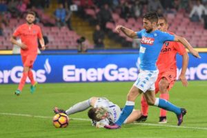 Il Napoli supera l'Empoli in attesa del big match di sabato sera allo Stadium Juventus