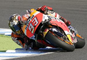 Marc Marquez in sella alla Honda