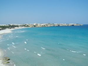 Un tratto di spiaggia salentina